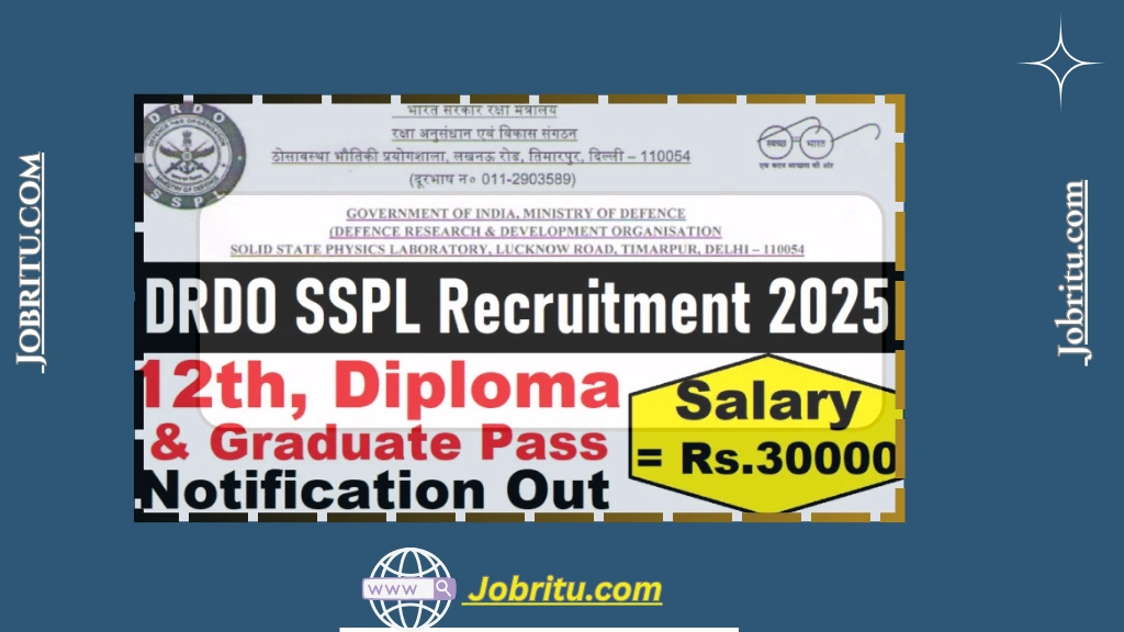 DRDO SSPL Vacancy 2025