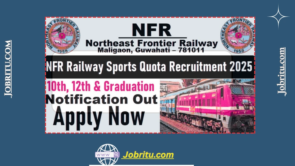 NFR Railway Sports Quota Recruitment 2025