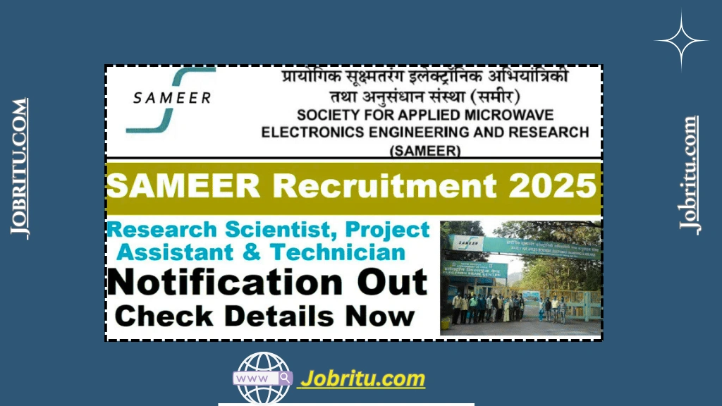 SAMEER Recruitment 2025