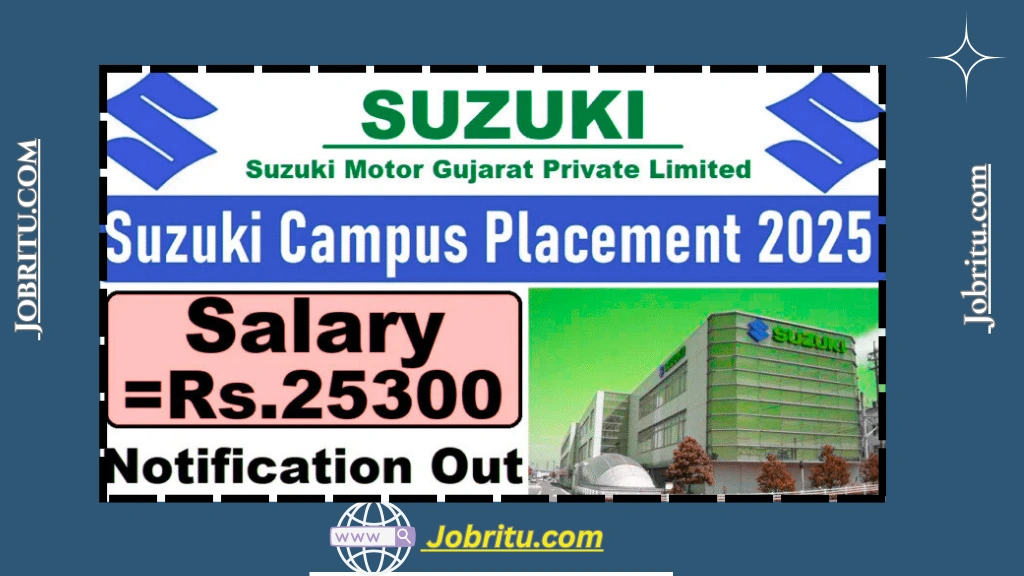 Suzuki ITI Campus Placement 2025