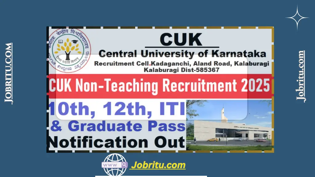 CUK Non Teaching Recruitment 2025