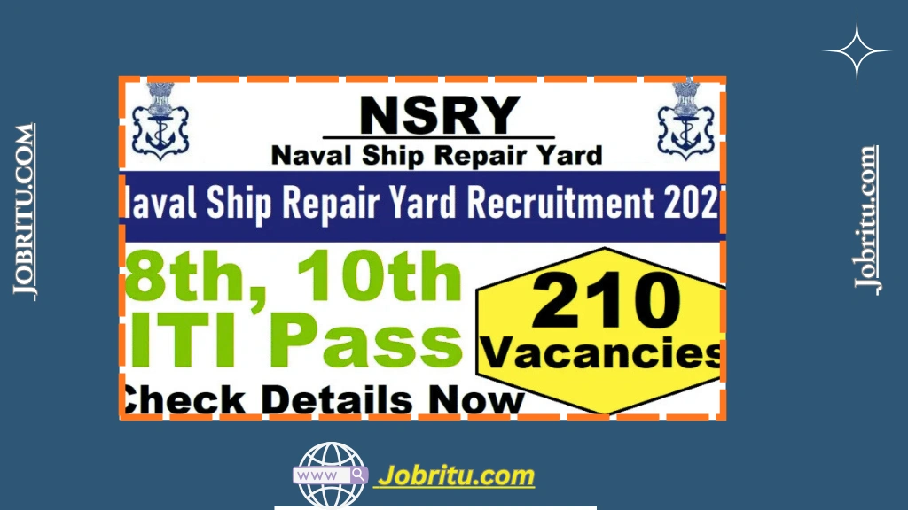 Naval Ship Repair Yard Recruitment 2025
